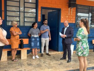 Prefeito Balardin segue roteiro de visitas às escolas municipais