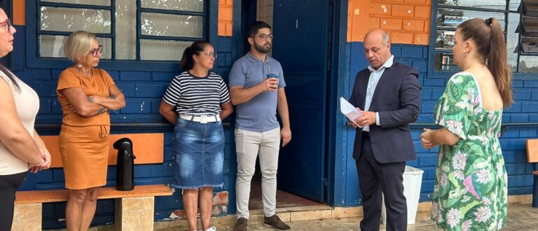 Prefeito Balardin segue roteiro de visitas às escolas municipais