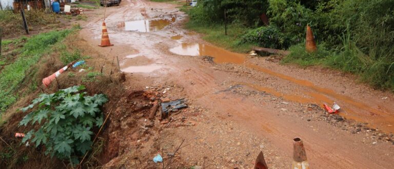 Moradores de rua no Ponche Verde temem ficar ilhados