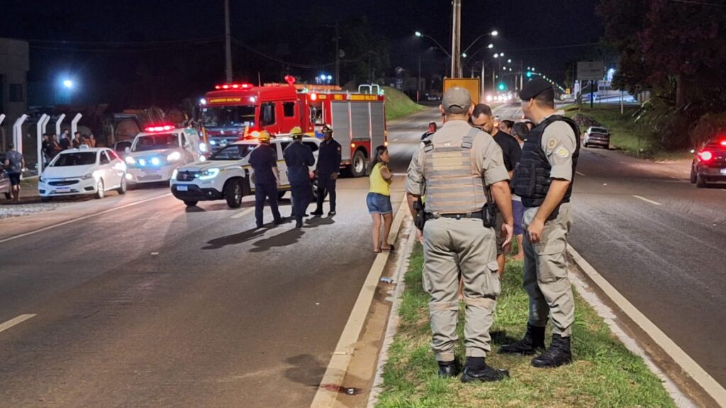 Acidente na Avenida Marcelo Gama: pedestre atropelado por moto não resistiu aos ferimentos e morreu no HCB / Foto: Milos Silveira