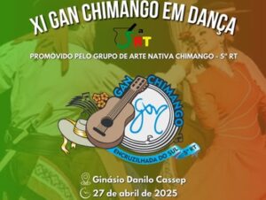 Gan Chimango em Dança será no dia 27 de abril em Encruzilhada do Sul