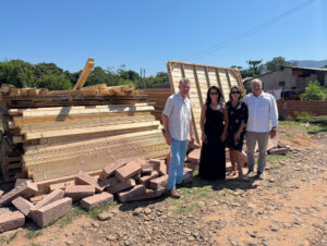 Casas doadas pelo Instituto Dunga começam a ser construídas… em Candelária