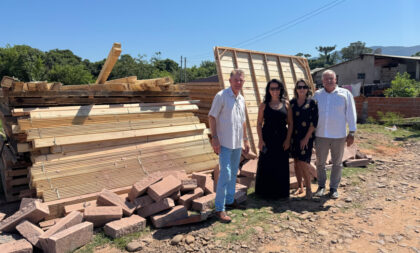 Casas doadas pelo Instituto Dunga começam a ser construídas… em Candelária