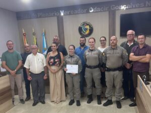 PM que salvou criança em Cachoeira do Sul é homenageada em Itaara