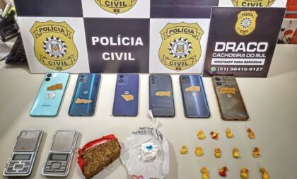 Polícia prende três irmãos em operação contra o tráfico no Beco dos Trilhos