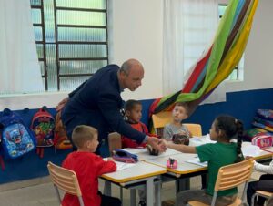 ​Prefeito Balardin segue roteiro de visitas às escolas municipais