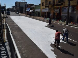 Carnaval de Cachoeira do Sul: passarela do samba conta com nova pintura