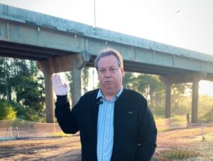 Ponte do Fandango preocupa o deputado Cláudio Tatsch