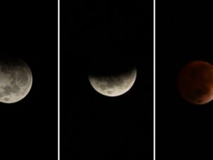 “Lua de Sangue” encanta céu cachoeirense