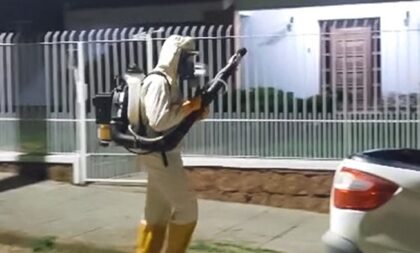 Secretaria realiza fumacê no combate à dengue em Encruzilhada do Sul