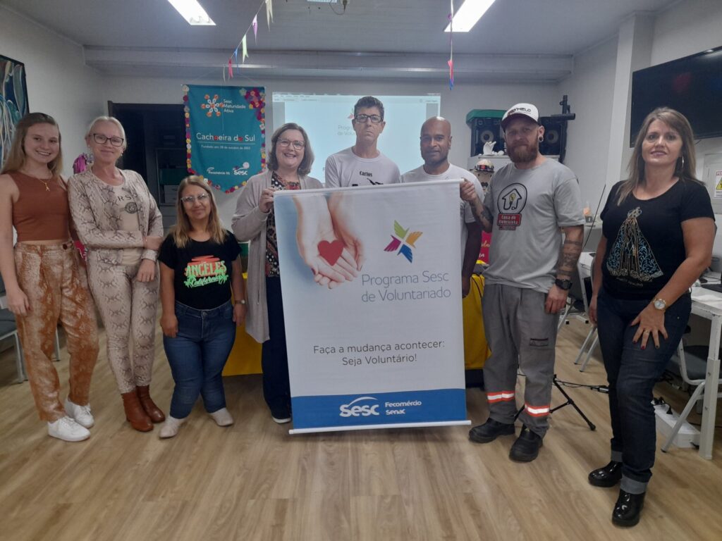 Programa Sesc de Voluntariado cresce ao longo do tempo em Cachoeira do Sul / Foto: Sesc/Divulgação