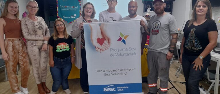 Sesc Cachoeira do Sul promove curso de sensibilização ao trabalho voluntário