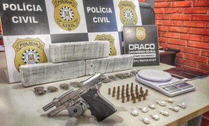 Polícia Civil prende 5 por tráfico nas últimas horas em Cachoeira do Sul