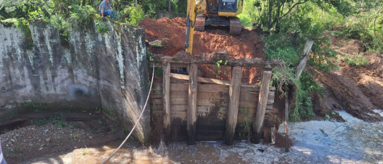 Prefeitura de Candelária constrói nova ponte no Corredor dos Siqueiras