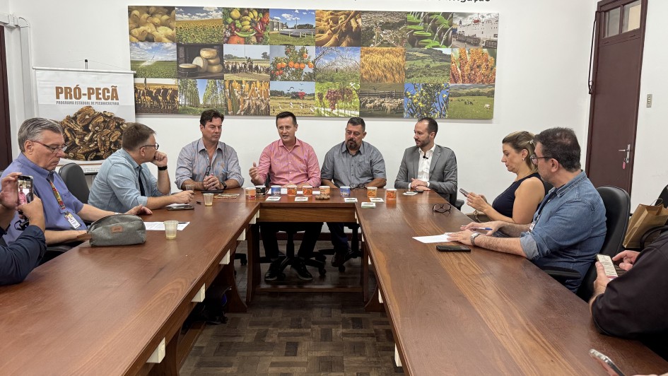 Conversa com a imprensa marcou lançamento da Abertura Oficial da Colheita / Crédito: Divulgação Seapi