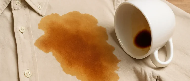 3 maneiras de remover manchas de café das roupas sem esforço