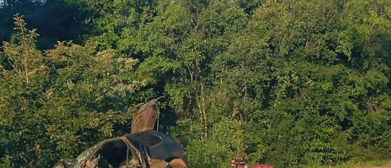 Acidente deixa feridos na BR-153, em Cachoeira do Sul
