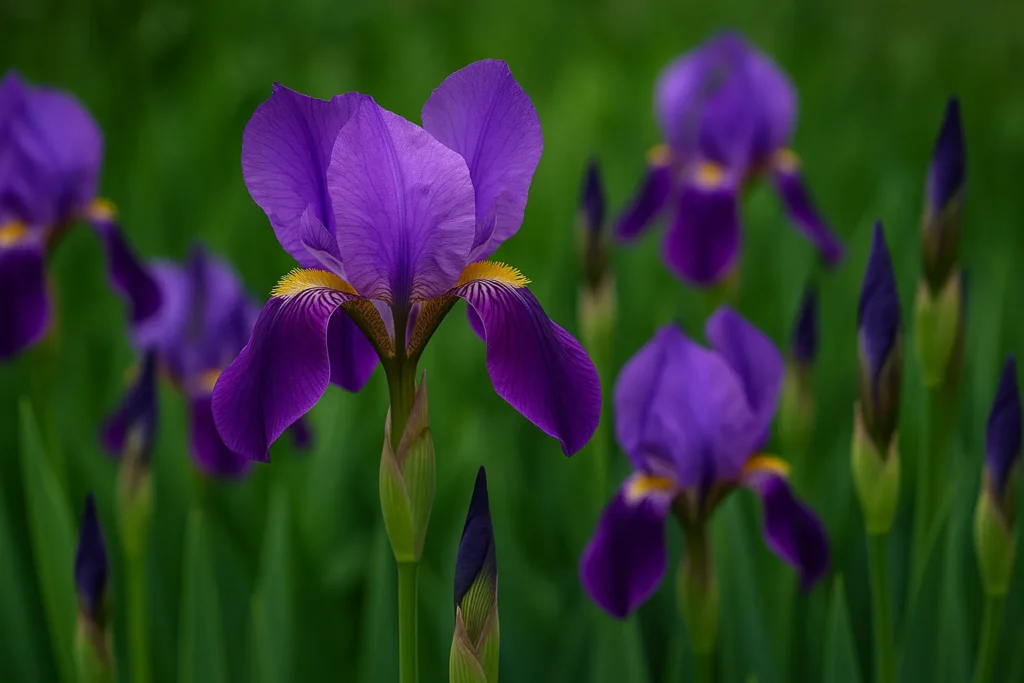 Lírio-roxo 8 macetes para garantir flores duradouras