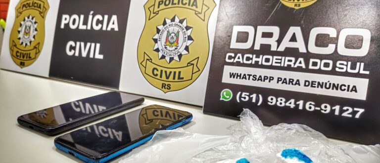 Droga veio de ônibus: Polícia prende casal por tráfico no Bairro Gonçalves