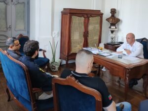 PRF e Polícia Civil debatem integração de monitoramento em Cachoeira do Sul