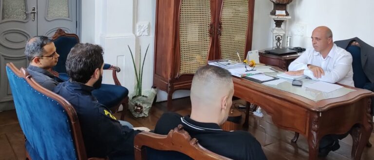 PRF e Polícia Civil debatem integração de monitoramento em Cachoeira do Sul