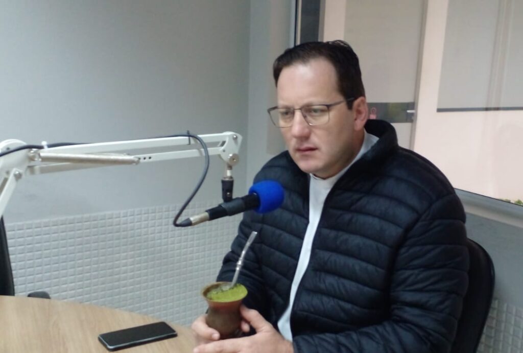 Padre Rudinei Lasch / Crédito: Tomás Sá Pereira