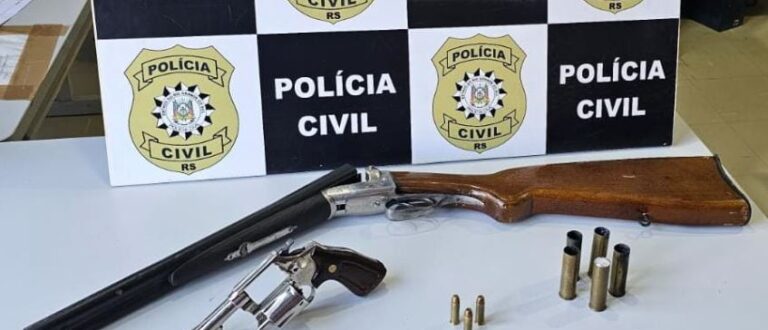 Polícia apreende armas e munições no Bairro Ponche Verde