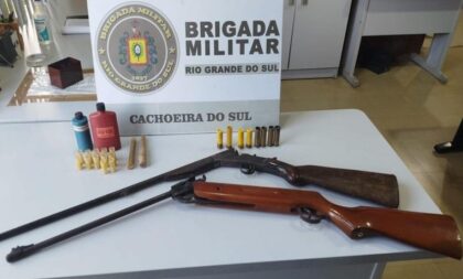 BM detém homem por porte irregular de arma e ameaças