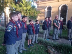 Grupos comemoram Dia do Escoteiro no Paço