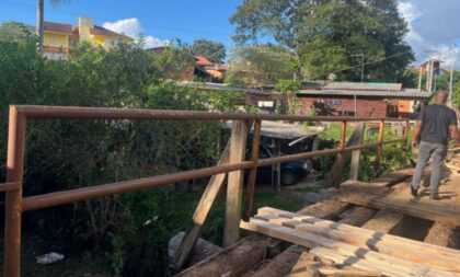 Beco Batista Carlos: pedido de providências alerta sobre guardas de ponte