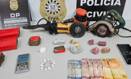 Em nova cruzada contra o tráfico, Polícia prende dupla em Cachoeira do Sul