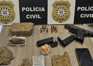 Polícia prende suspeito de tráfico com armas e munições no Tibiriçá