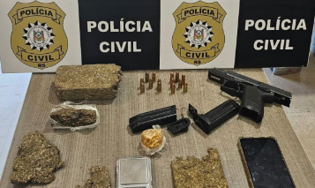 Polícia prende suspeito de tráfico com armas e munições no Tibiriçá
