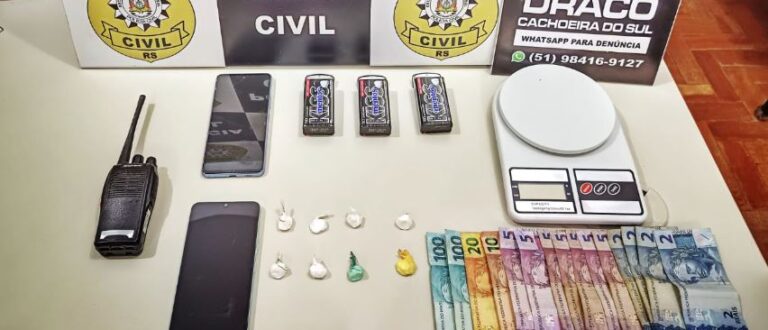 Polícia prende suspeito de tráfico no Universitário