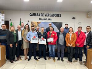 Câmara de Candelária presta homenagem a “heróis” da enchente