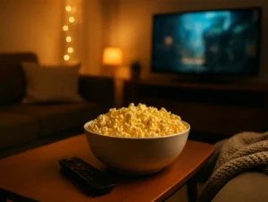 5 dicas para fazer pipoca de cinema para maratonar séries em casa