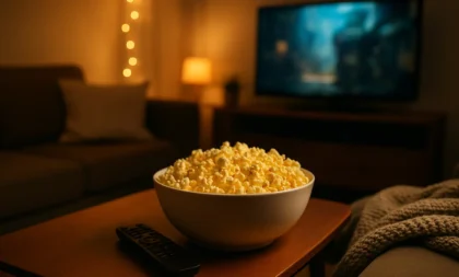5 dicas para fazer pipoca de cinema para maratonar séries em casa