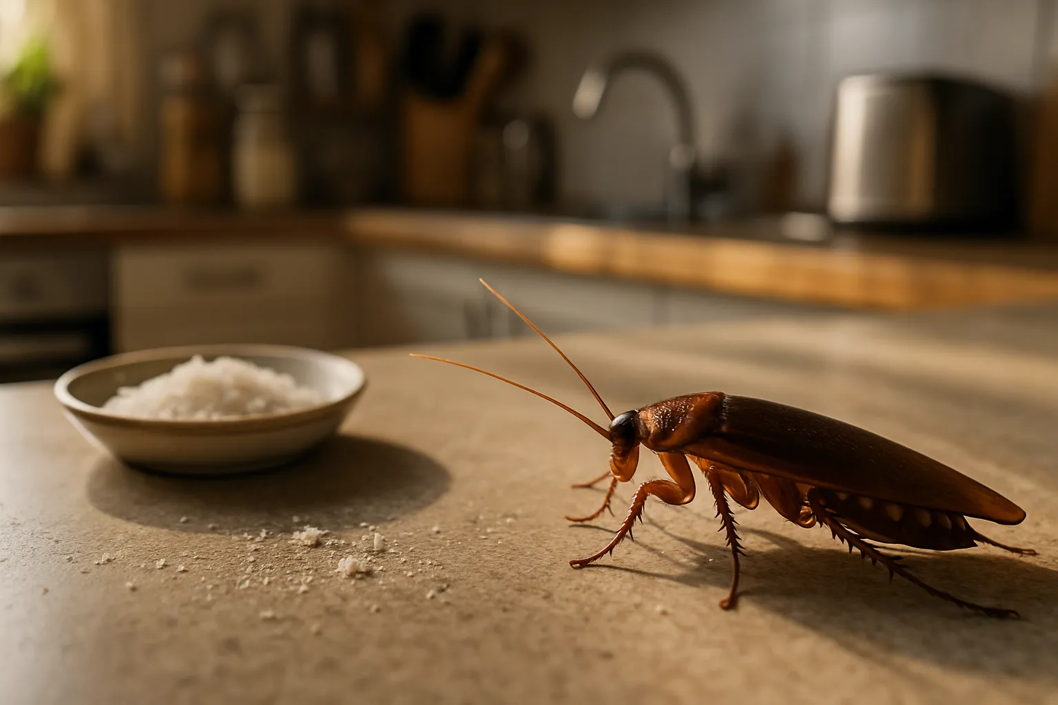 6 maneiras naturais de afastar baratas da cozinha sem usar veneno