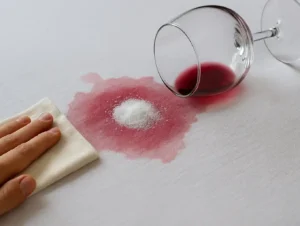 Como remover manchas de vinho da toalha de mesa em 2 minutos com truques simples