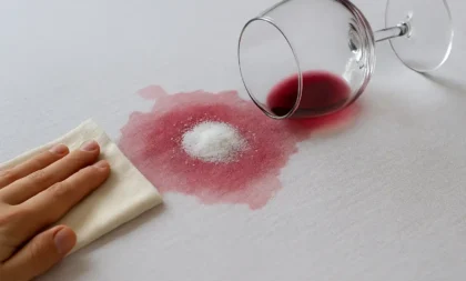 Como remover manchas de vinho da toalha de mesa em 2 minutos com truques simples