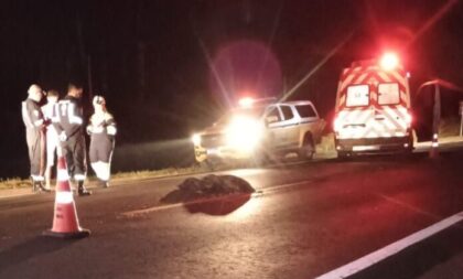 Idoso deixa casa geriátrica e morre atropelado na RSC-287, em Candelária