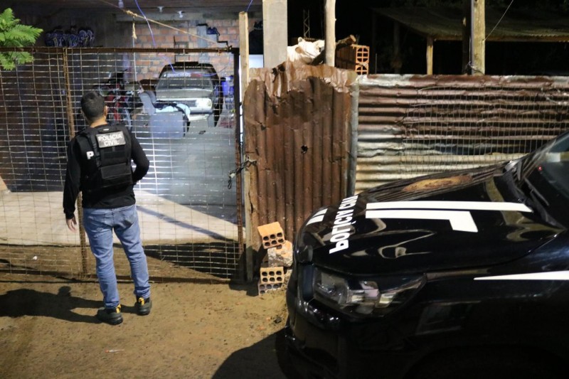 Operação Locomotiva: ação da Polícia Civil, por meio da Draco de Cachoeira do Sul, mira organização criminosa que atua em diferentes frentes do tráfico no município / Fotos: DCS/Polícia Civil RS