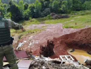 Patrulha ambiental da BM de Cachoeira do Sul fiscaliza triagens