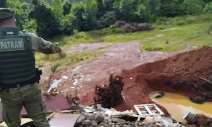 Patrulha ambiental da BM de Cachoeira do Sul fiscaliza triagens