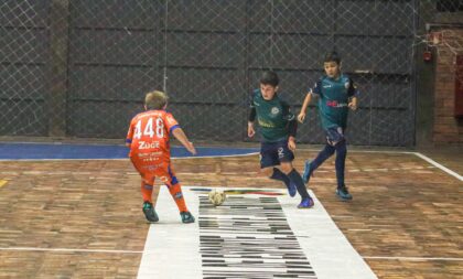 Emoção, gols e torcida: 2ª rodada do Futsal Sub-9 agita Ginásio Derlisão