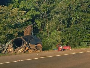 Idoso envolvido em acidente na BR-153 morre no HCB