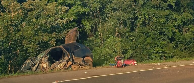 Idoso envolvido em acidente na BR-153 morre no HCB