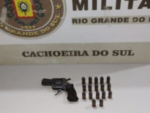 Brigada Militar recolheu duas armas nesta semana em Cachoeira