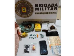 Brigada tira quase um quilo de drogas de circulação na Tibiriçá