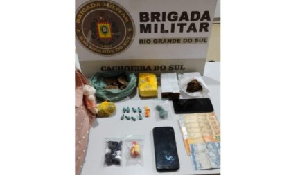 Brigada tira quase um quilo de drogas de circulação na Tibiriçá